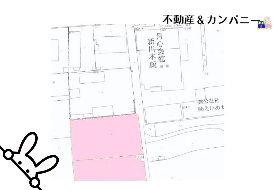 伊予市下吾川のおトチ　伊予市下吾川売土地の土地図