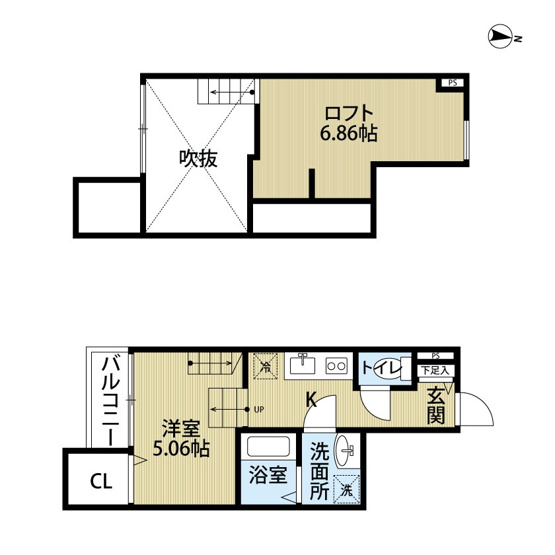 【間取り】 | soleil井尻ソレイユ