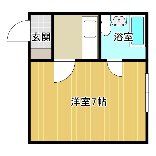 コーポ諏訪柳町の間取り