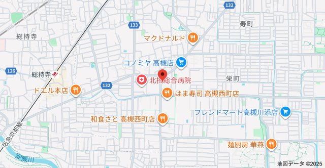 735柳ビルの地図