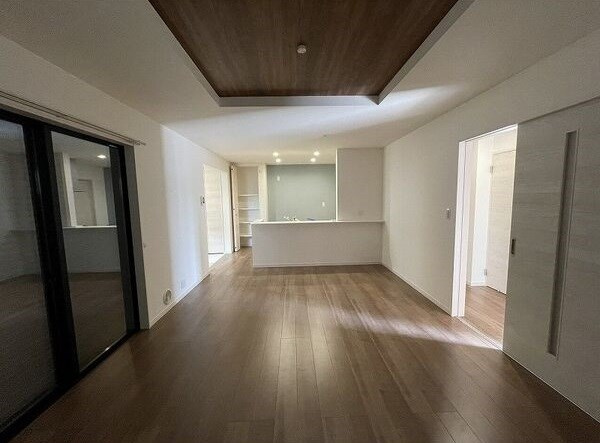 リーブルファイン牧の原３号棟の居間・リビング