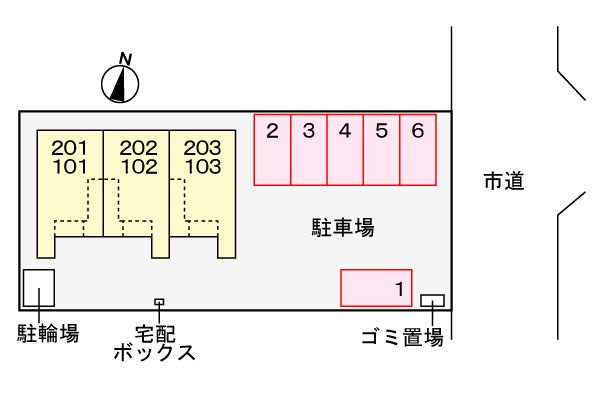 バルーン　フラワー　　刈谷市近郊の賃貸はクラスホーム刈谷店の駐車場