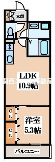 【間取り】 | クリエオーレ東石切町