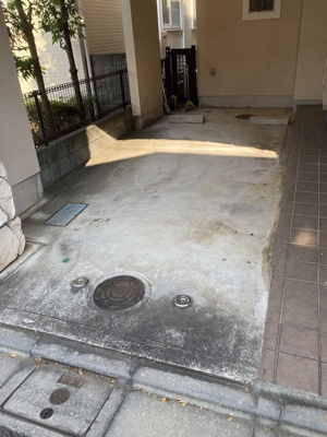 【駐車場】 | 松庵一丁目戸建-定期借家契約5年-