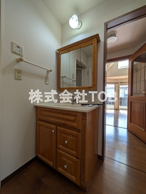 【洗面所】 | 松庵一丁目戸建-定期借家契約5年-
