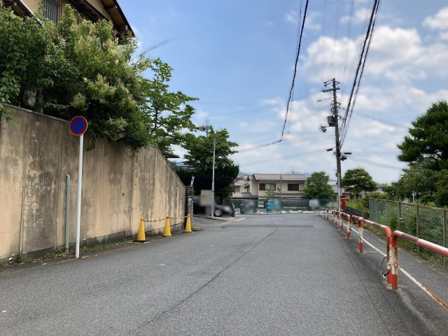 岩倉長谷町の前面道路含む現地写真