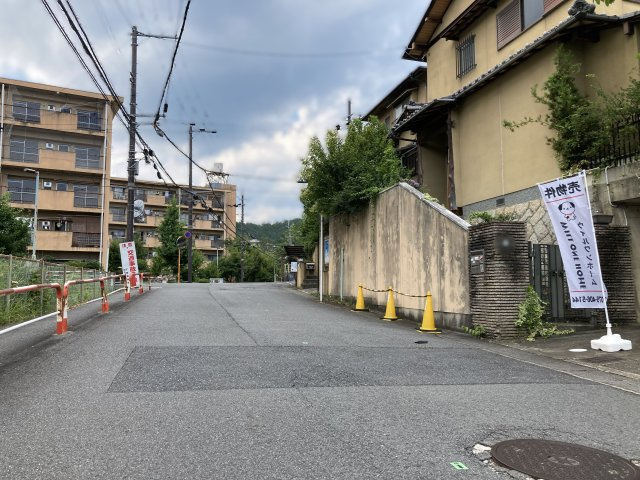 岩倉長谷町の前面道路含む現地写真