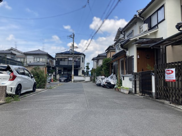 鷹峯南鷹峯町の前面道路含む現地写真