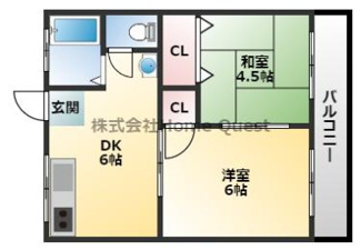 【間取り】 | やお南ハイツ