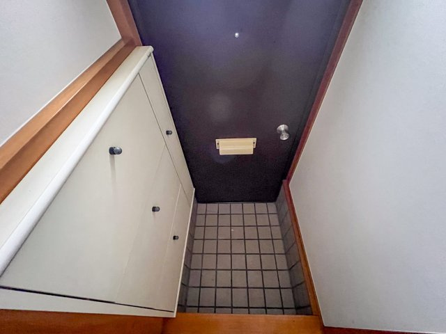 テラスハウスの玄関