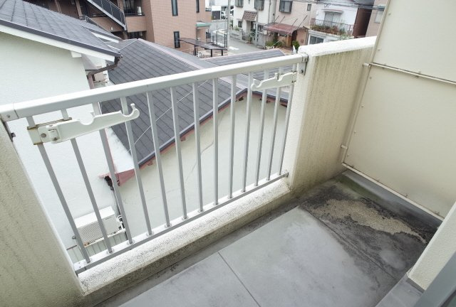 コーポアガペのバルコニー