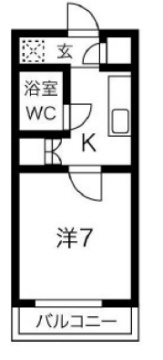 コーポアガペの間取り