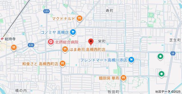 サンワロイヤルマンションの地図
