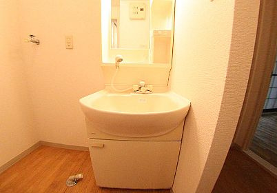 フレグランス光陽の洗面所|広い洗面スペース