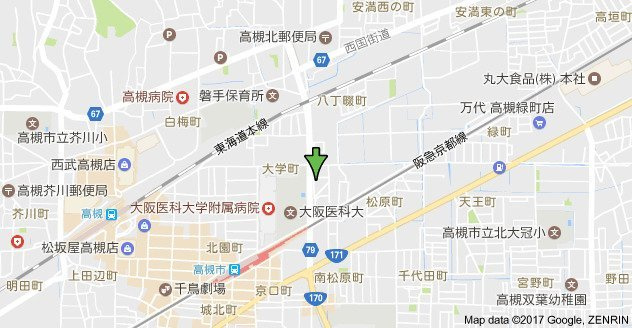 松原梅本ハイツの地図