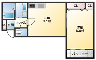 【間取り】 | フジパレス近鉄八尾Ⅱ番館