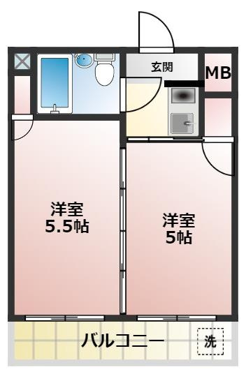 【間取り】 | サンヒル鷹丘