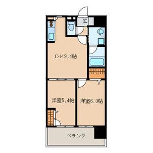 【間取り】 | 仲介手数料半額！HPに初期費用掲載「プライスホーム」で検索！アジリア博多イースト | 間取り図