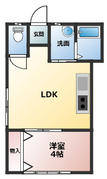 【間取り】 | カーサブライト西秦泉寺