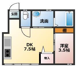 【間取り】 | カーサブライト西秦泉寺
