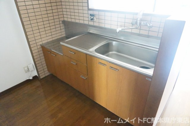 熊本市中央区八王寺町の賃貸マンションのキッチン