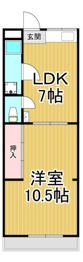 仁川コーポＡの間取り