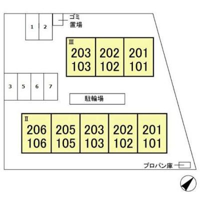 【区画図】 | アーバンライフⅡ/Ⅲ