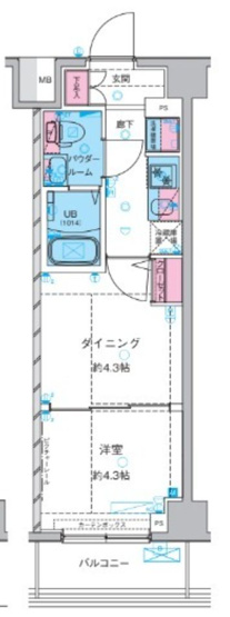 【間取り】 | ガリシア中野新井薬師