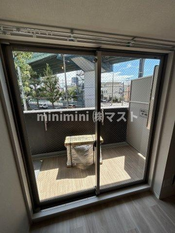 エスリードレジデンス大阪福島サウスフラッツのバルコニー