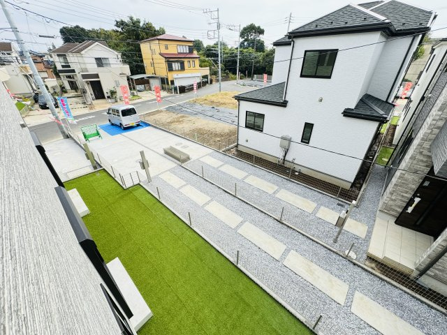 松戸市秋山新築戸建（秋山11期）の展望|バルコニーより道路側眺望
