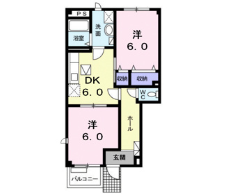 【間取り】 | パレスマルエイ　Ａ棟