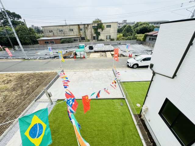 松戸市秋山新築戸建（秋山11期）の展望|バルコニーより道路側眺望