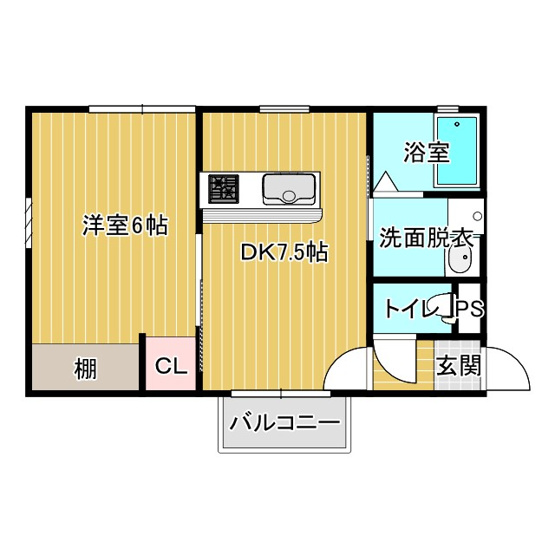 【間取り】 | ライムハウス6