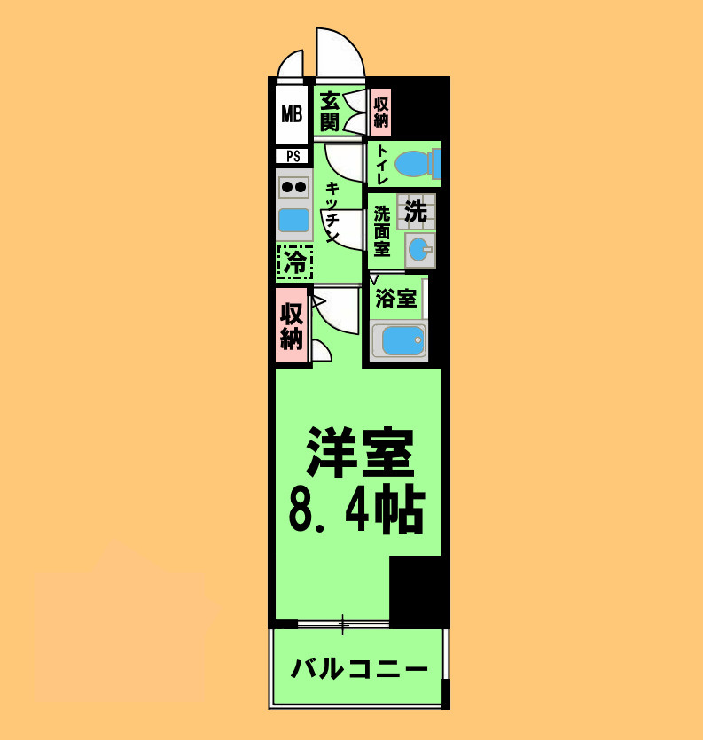 エスリード大曽根プレシャスの間取り