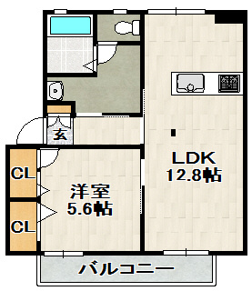エクセルメゾン仁川の間取り