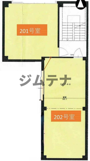【間取り】 | HP北畠ビル　２F