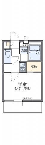 レオパレスＳＫＹ　ｉの間取り