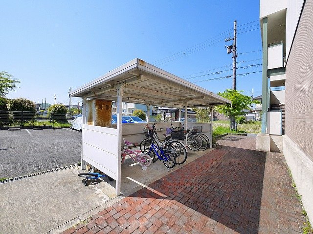 バーベナ光台A棟のその他共用部分|駐輪場です