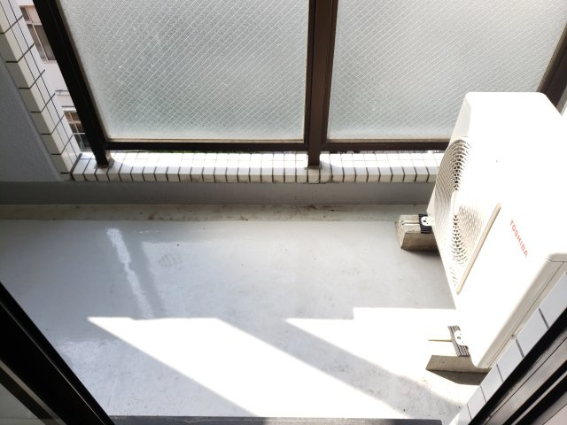 シティハイツ新小岩のバルコニー