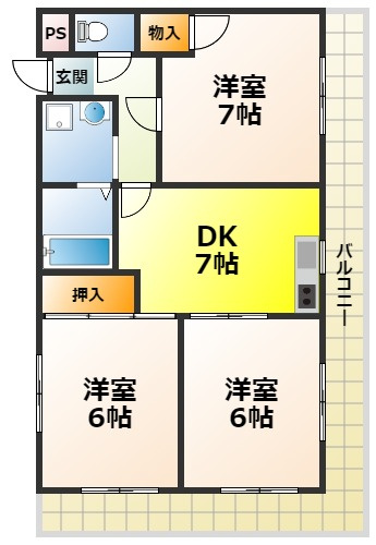 プレステージアスカの間取り