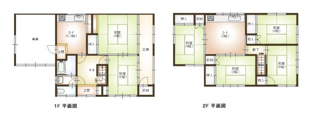 【間取り】 | 中古戸建　渡利字川岸町 | ★内覧予約でブランド米2kg★
