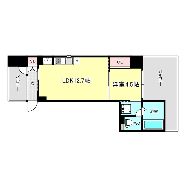 ブリリアントコートクラージュの間取り