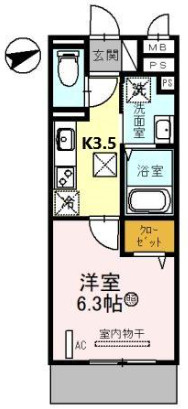 セジュール　大村の間取り