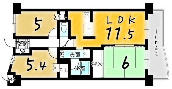 ディオフェルティ淀リヴィエールの外観