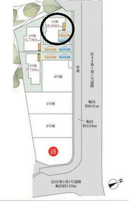 【区画図】 | 神戸市西区伊川谷町有瀬 新築一戸建て