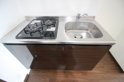 【キッチン】 | エスリードコート阿倍野昭和町 | 二口ガスコンロで料理の幅が増えますよ(^^♪
