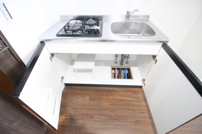 【収納】 | エスリードコート阿倍野昭和町 | キッチン収納部分