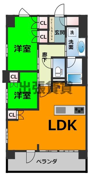 仲介手数料0円！！ラ・ヴィータ葵の間取り