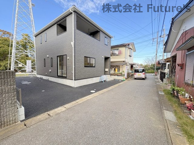 流山市駒木　新築戸建　全1棟の前面道路含む現地写真|前面道路含む現地写真です。