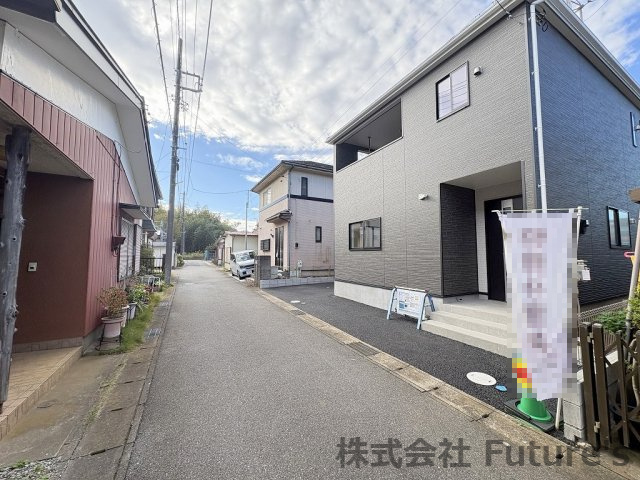 流山市駒木　新築戸建　全1棟の前面道路含む現地写真|前面道路含む現地写真です。